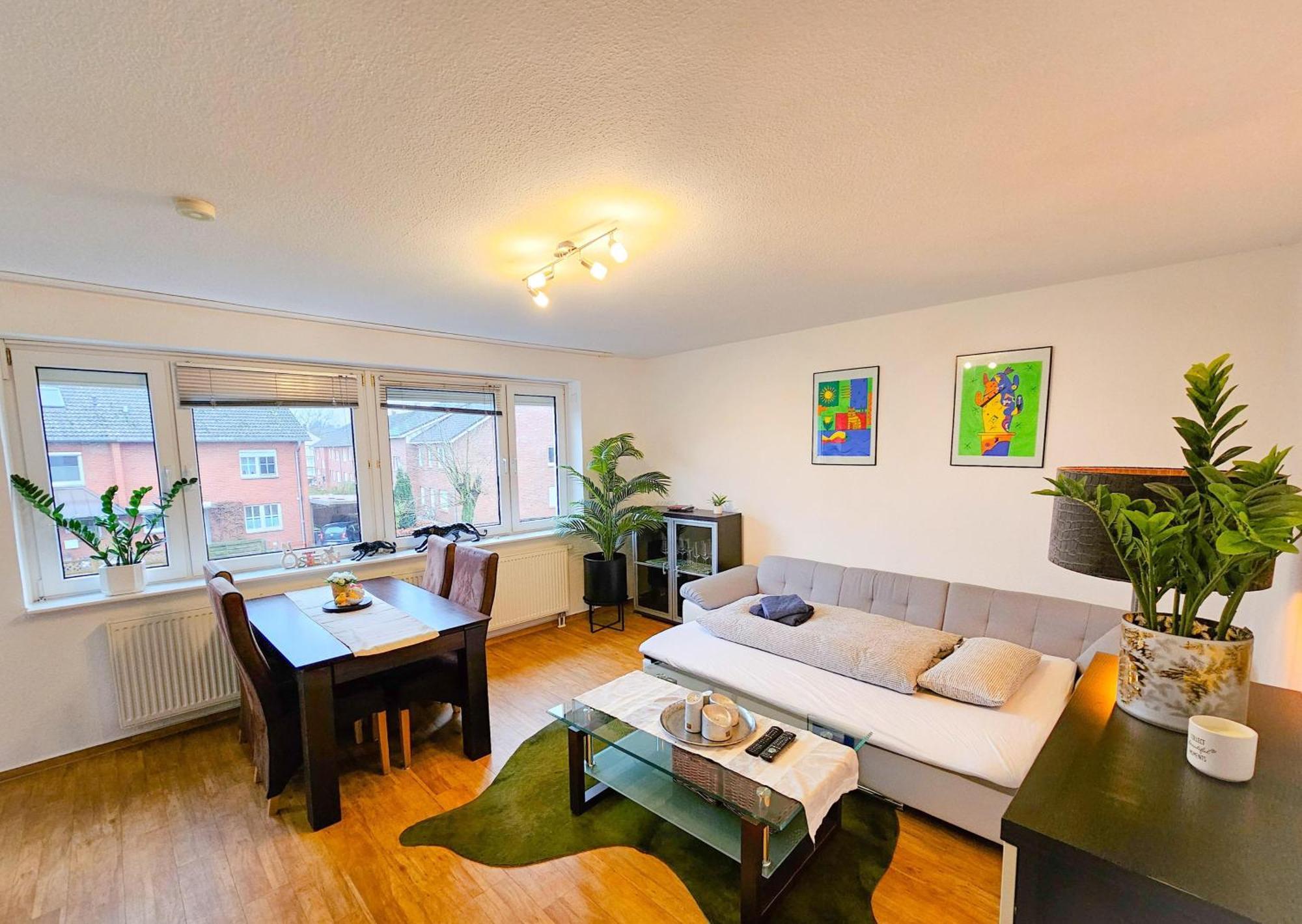 Exklusive Ferienwohnung2 Meppen, Balkon, Kueche, Waschmaschine Appartement Meppen
