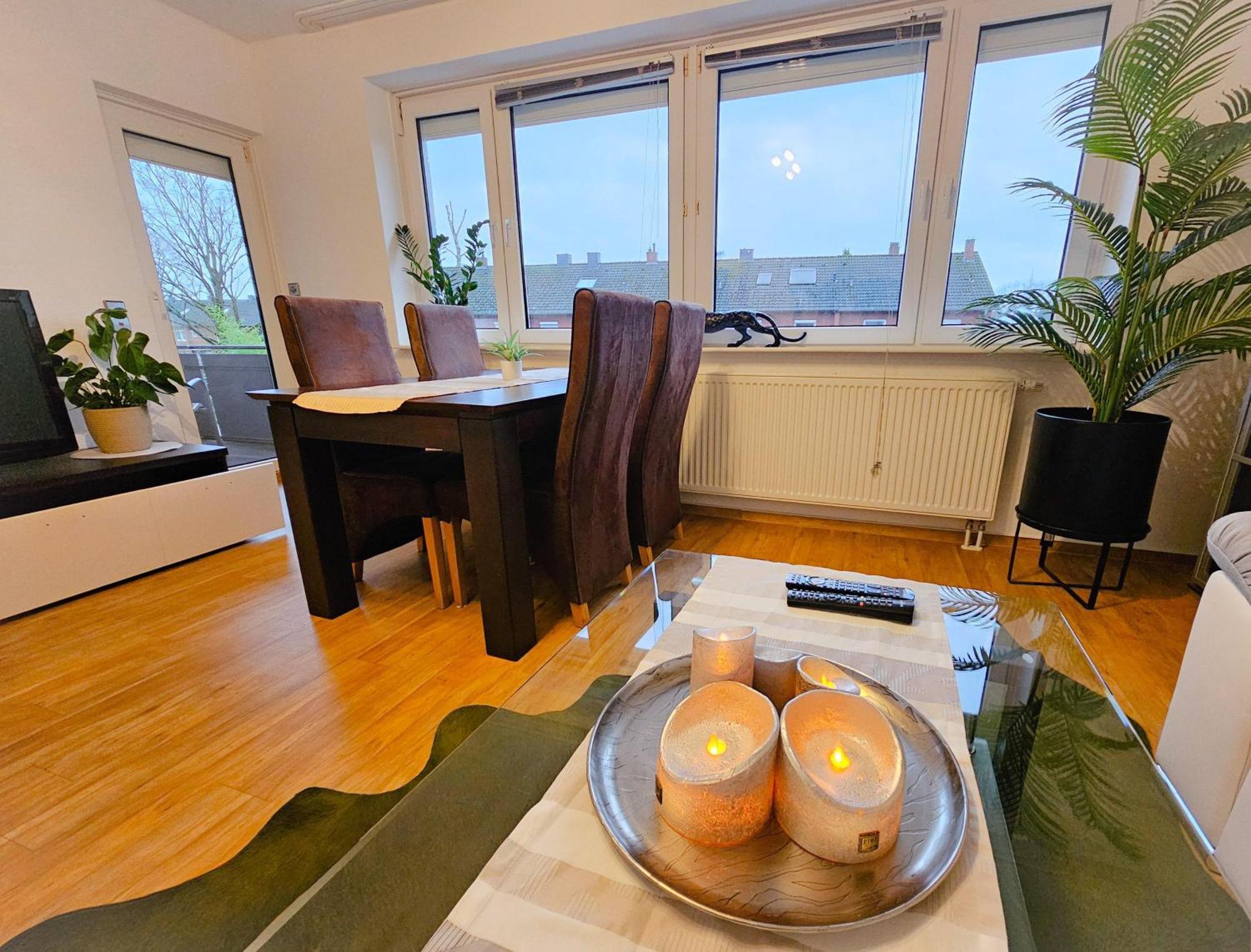 Exklusive Ferienwohnung2 Meppen, Balkon, Kueche, Waschmaschine Appartement